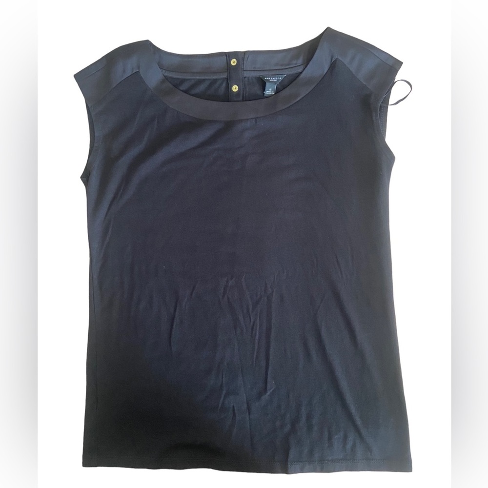 Ann Taylor sleeveless black top